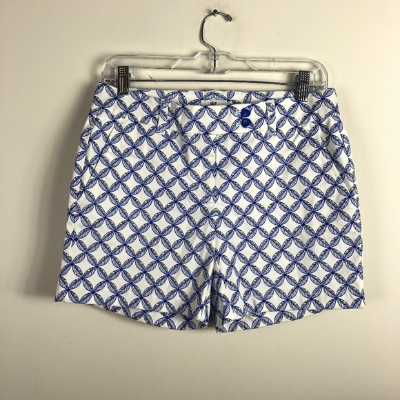 Vineyard Vines Pants - Vineyard Vines Blue White Diamond Shorts 2